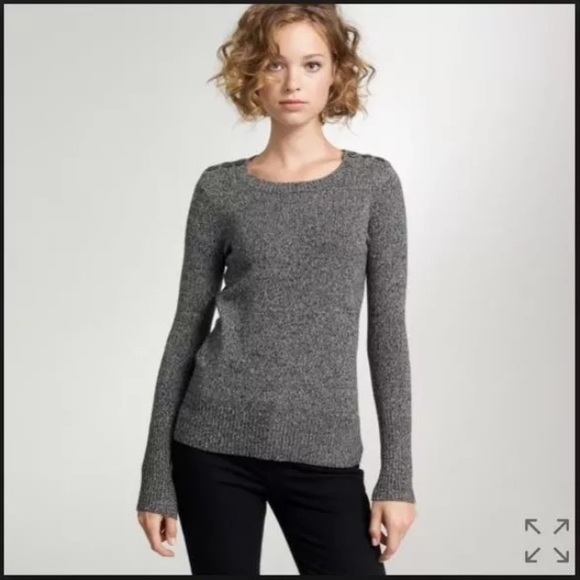J. Crew Marled Alexie Sweater (Medium) Merino Wool - Picture 5 of 6